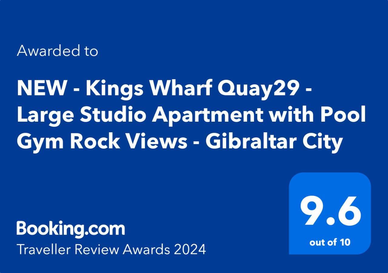 Kings Wharf Quay29 - Large Studio Apartment With 3 Pools - Gym - Rock Views - Holiday And Short Let Apartments In ยิบรอลตาร์ ภายนอก รูปภาพ